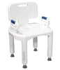 Wide Shower Chair with Arms & Back on AskSAMIE.com