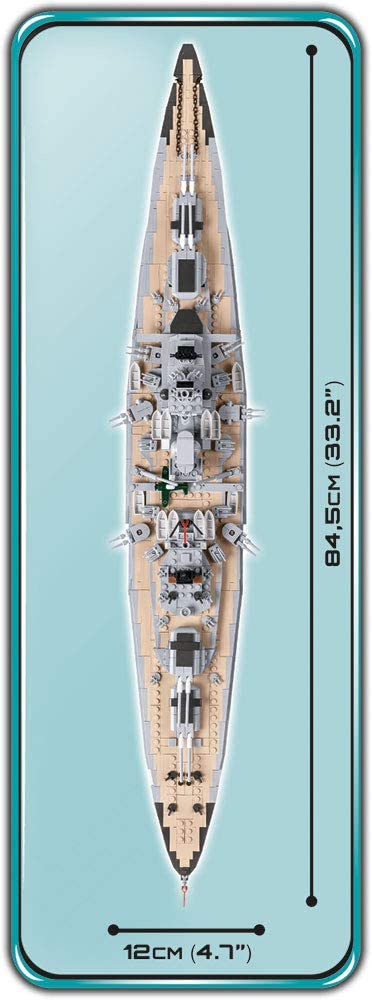 COBI Historical Collection Bismarck Battleship 1:300 Scale