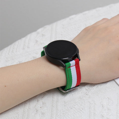 correas de nylon a rayas para reloj inteligente smartwatch amazfit