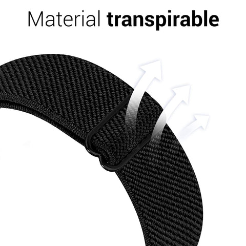 correas de nylon flexible para amazfit gts 4 pulsera de nailon elástico ajustable