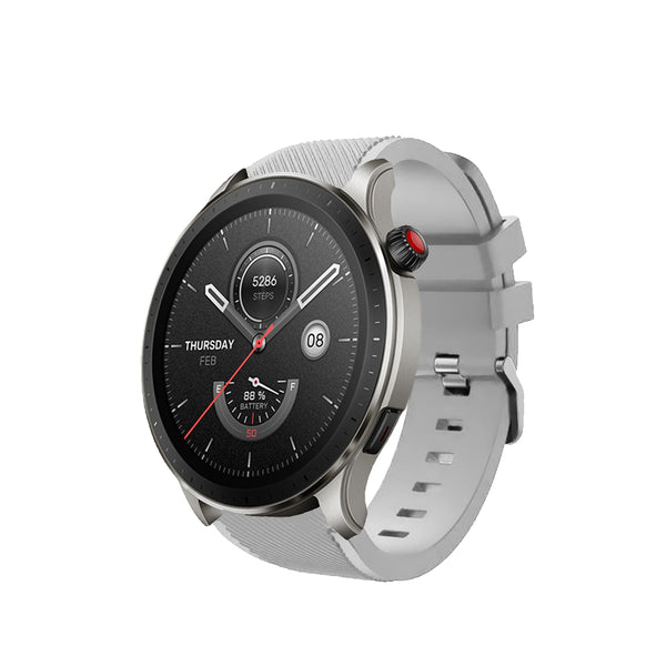 Correa De Cuero Vintage Leather Para Amazfit Bip 3 Pro Gris con Ofertas en  Carrefour