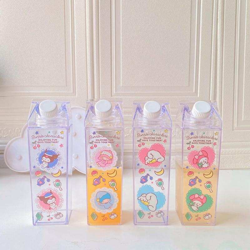 sanrio milk carton water bottle