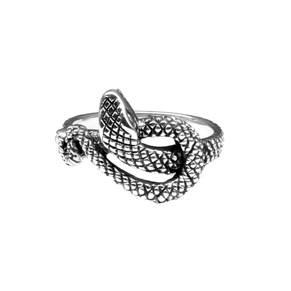 White And Green Cubic Zirconia Platinum Over Sterling Silver Snake Ring  2.95ctw - BJH797 | JTV.com