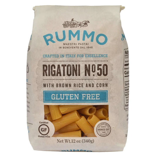 Rummo Pasta Mezzi Rigatoni, #51, 1 lb | 454g