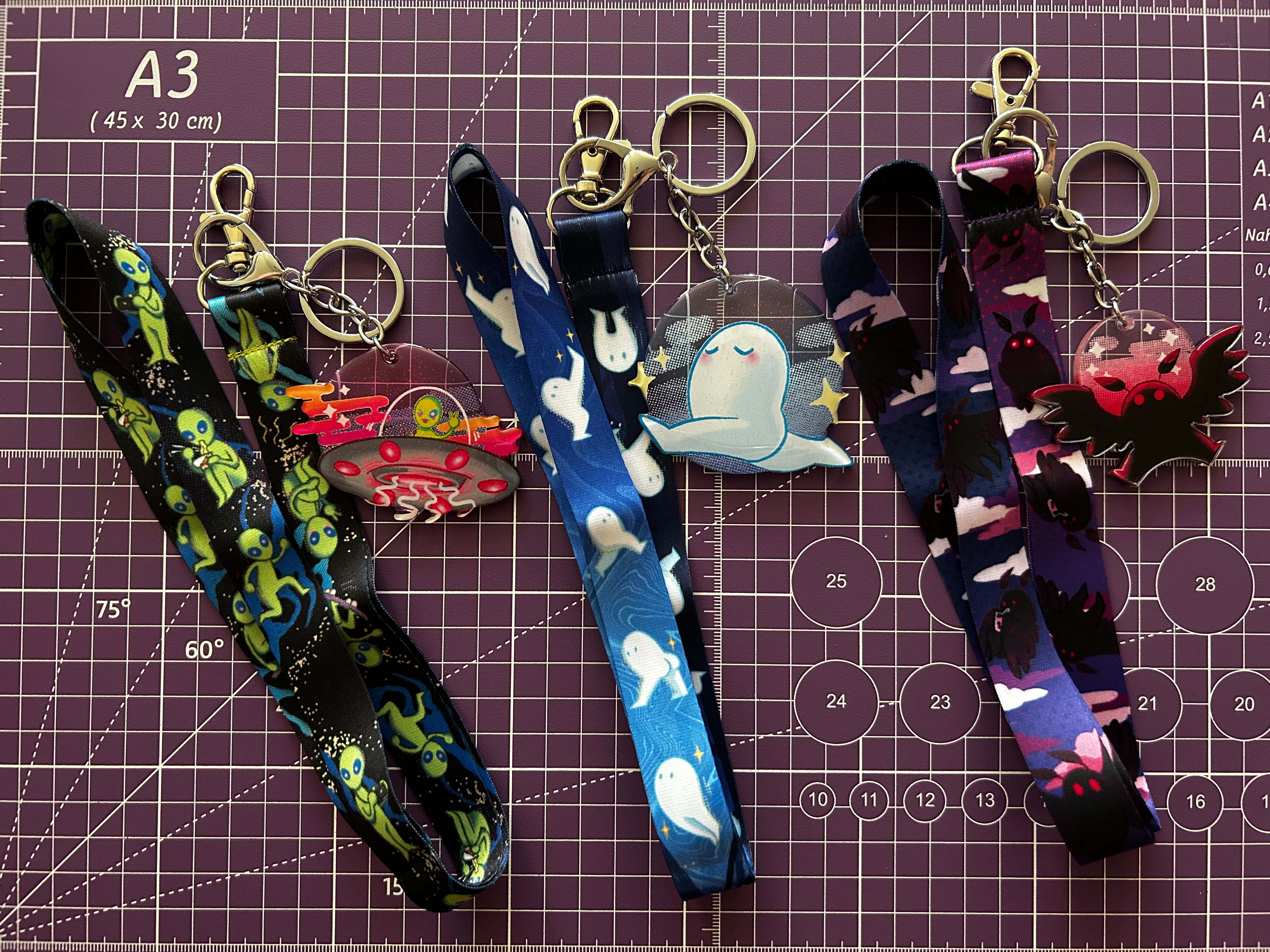 Lanyard w/Acrylic Charm | Cryptid Boogaloo