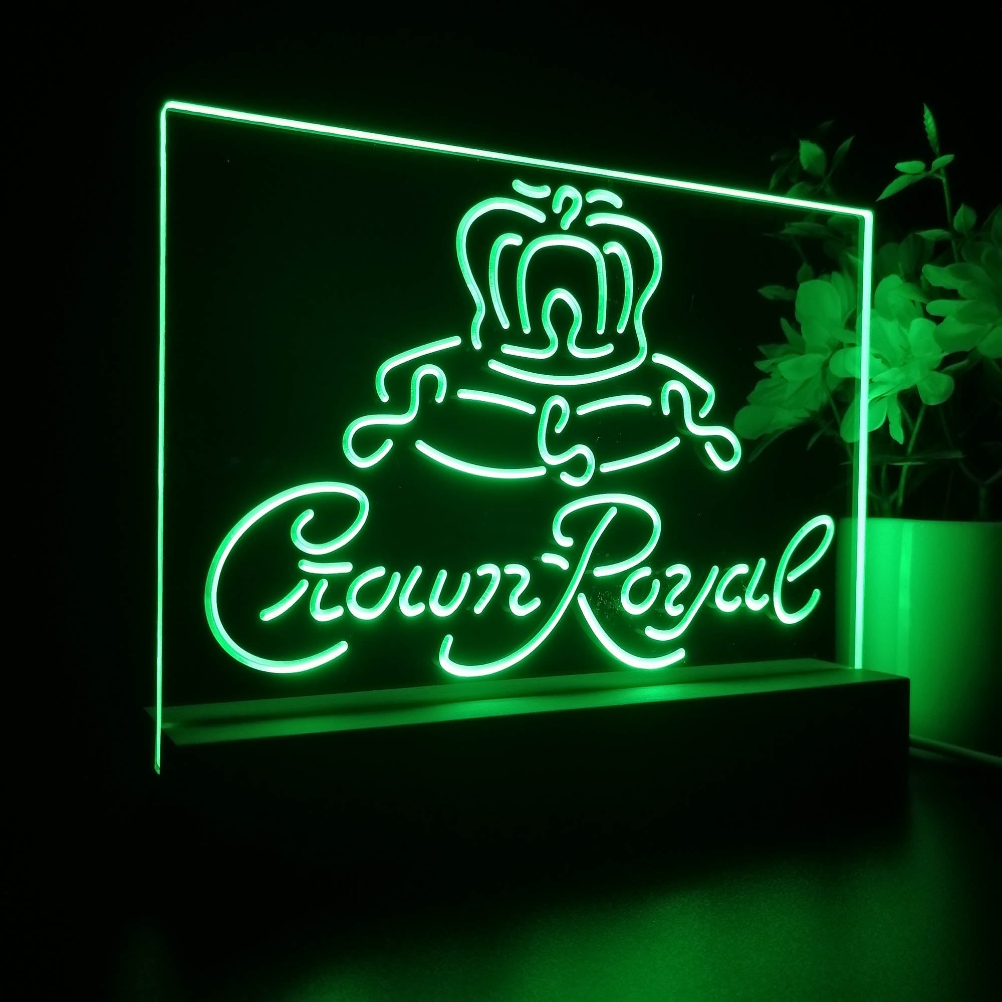 Crown Royal Beer Bar Neon Sign Pub Bar Lamp
