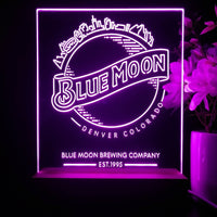 Blue Moon Bar Las Vegas Raiders Neon LED Sign 3 Colors