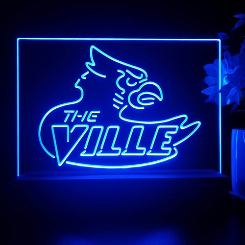 Louisville Cardinals Mascot Logo Neon Light Lamp Sign –