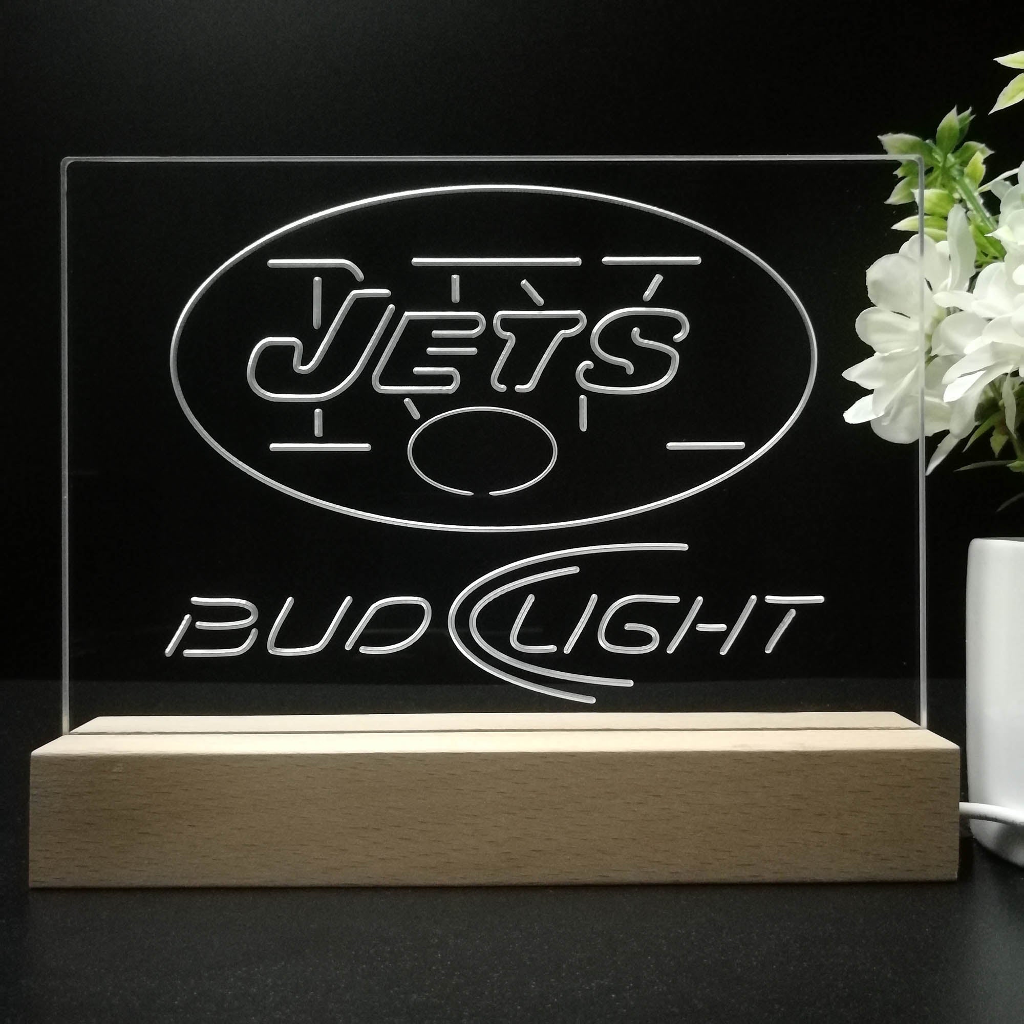 New York Jets Acrylic LED Sign