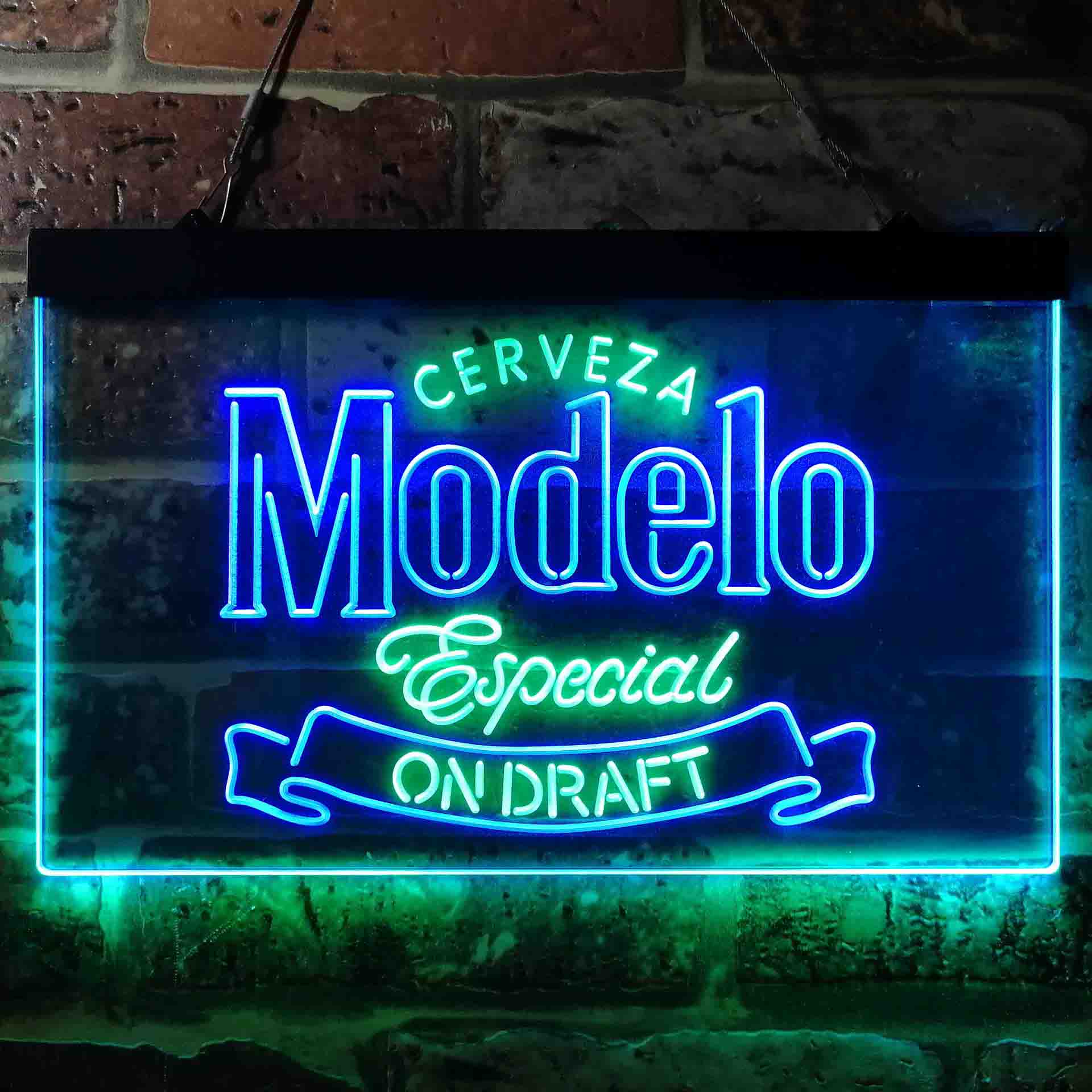 Cerveza Modelo Especial Draft Home Bar Neon Light LED Sign | Home Bar Gift