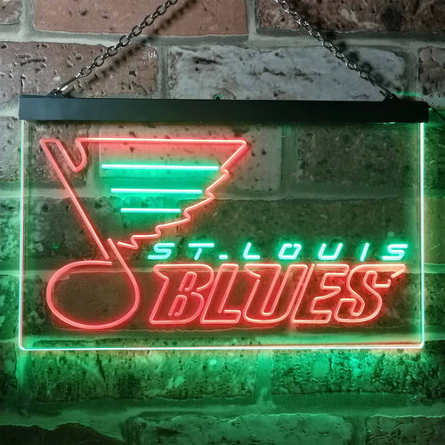 St Louis Blues Ice Hockey Neon-Like LED Sign