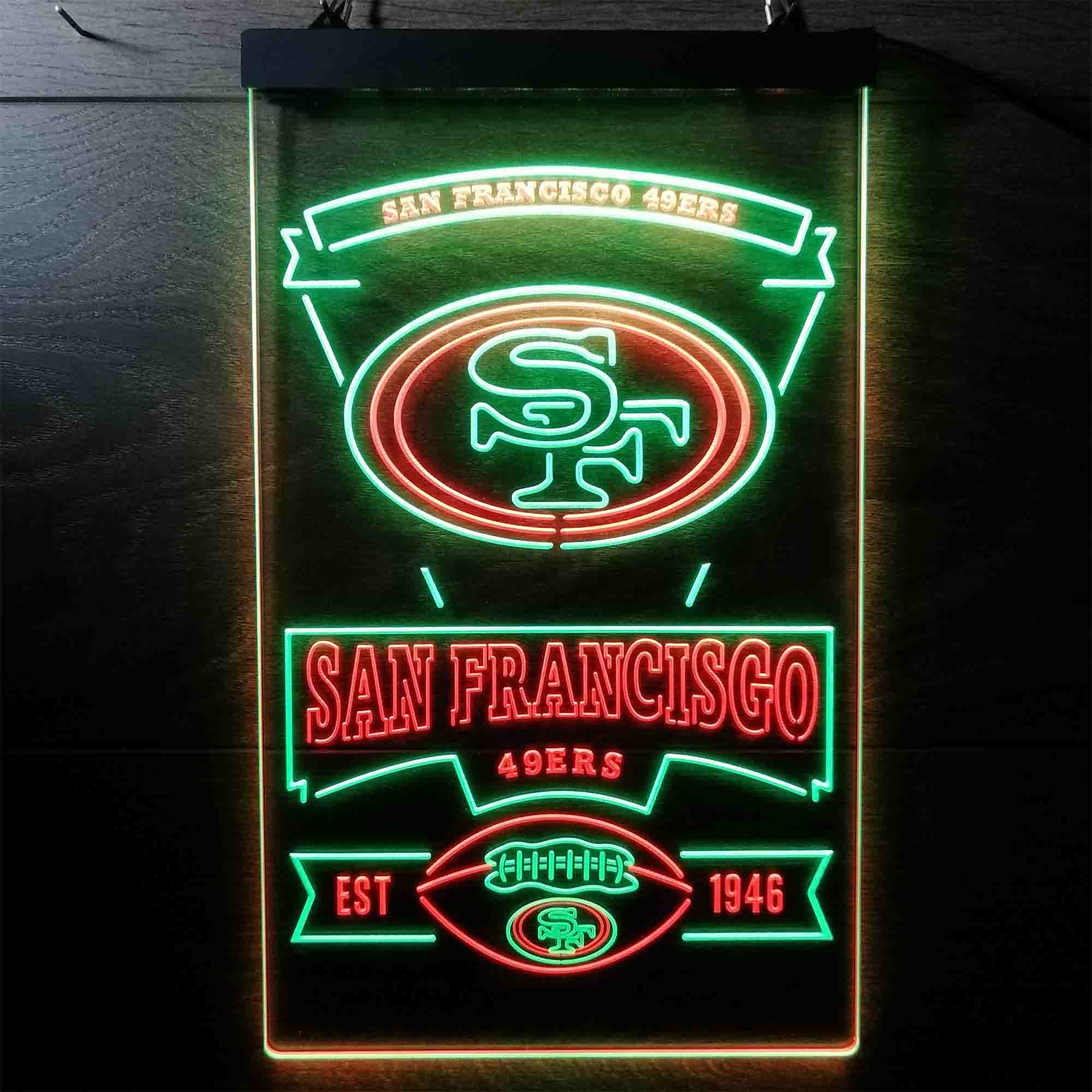 San Francisco 49ers Est. 1946 Neon Sign For Sale | Pro LED Sign