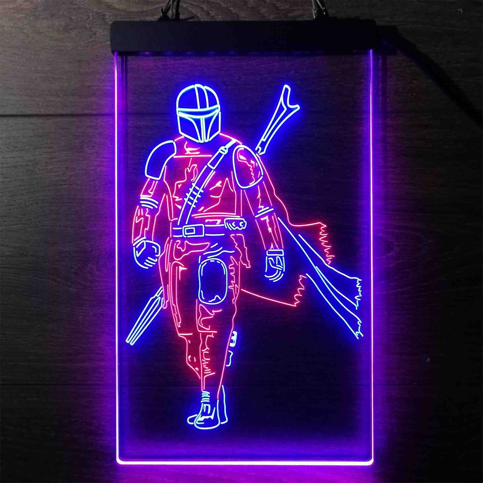 centavo golpear completamente The Mandalorian Game Room Neon Light LED Sign | Birthday Gamer Gift