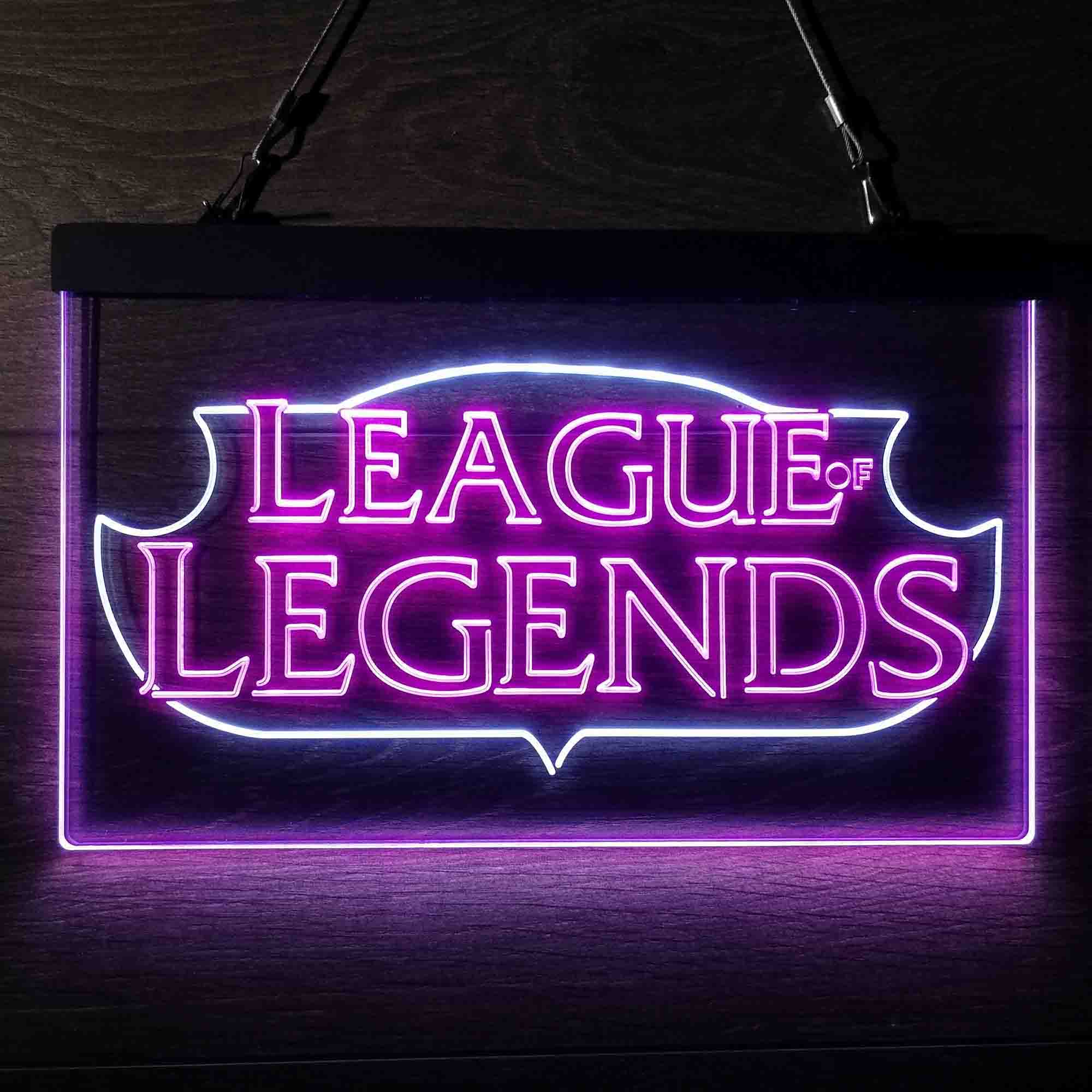 league of legends neon sign