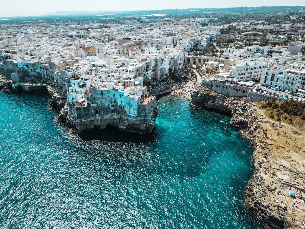 Polignano A Mare Aerial View