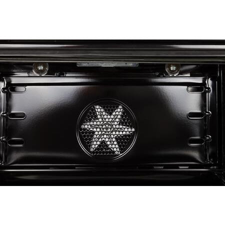 ILVE 48" Nostalgie Series Freestanding Double Oven Dual Fuel Range with 7 Sealed Burners and Griddle - Blue Grey
