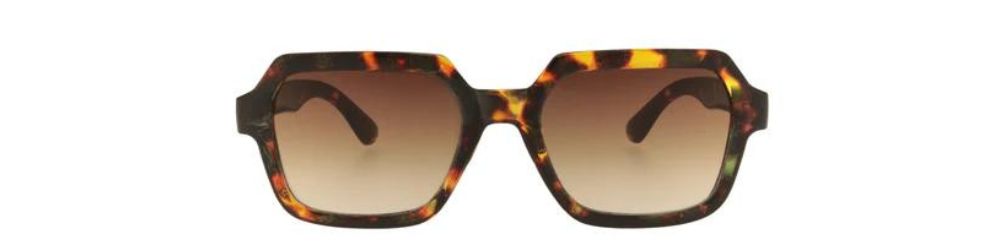 gafas de sol color marrón con detalles