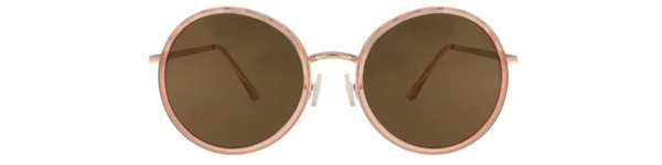 gafas de sol redondas grande color rosa