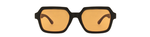 orange fashion sunglasses