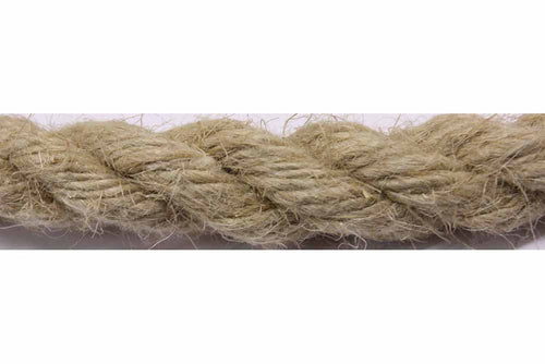 12mm Flax Hemp Rope, UK manufactured, Natural fibre rope