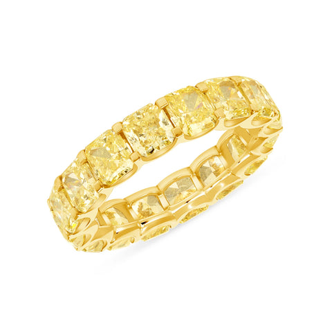 Fancy Yellow Diamond Eternity Band