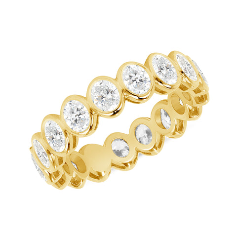 Bezel Set Diamond Eternity Ring