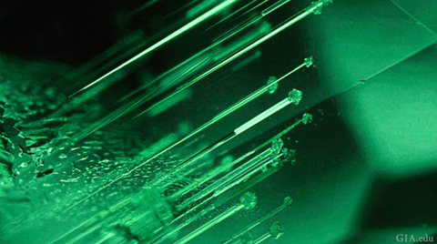 Synthetic Emerald up-close