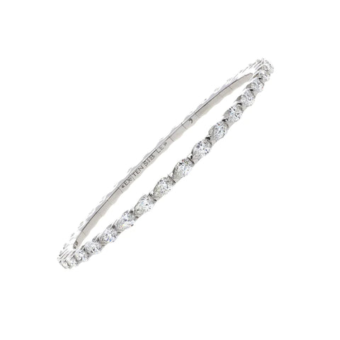 Marquise Diamond Tennis Bracelet