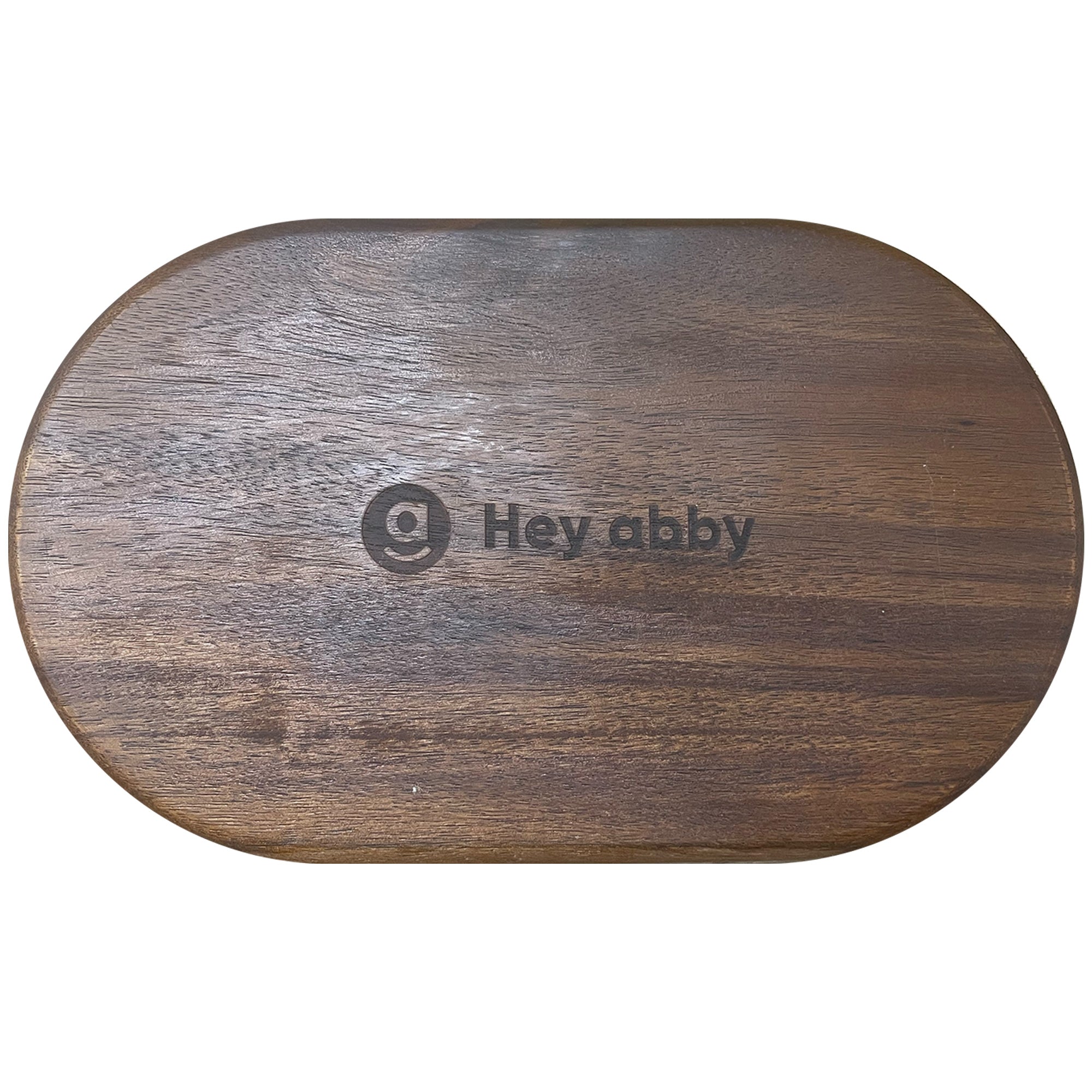 Hey abby Acacia Wood Tray_Unique and Personalized