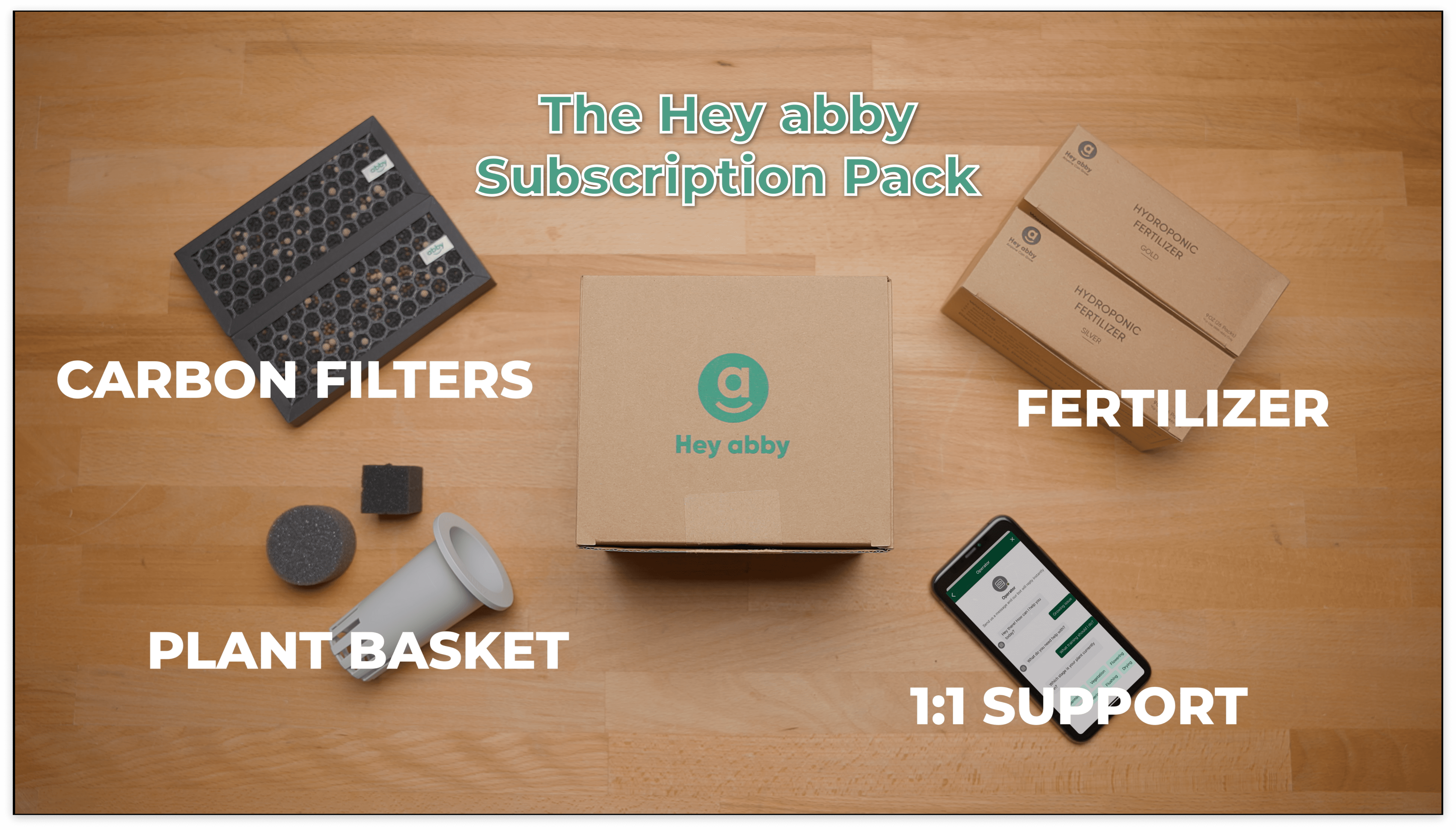 Hey abby subscription package