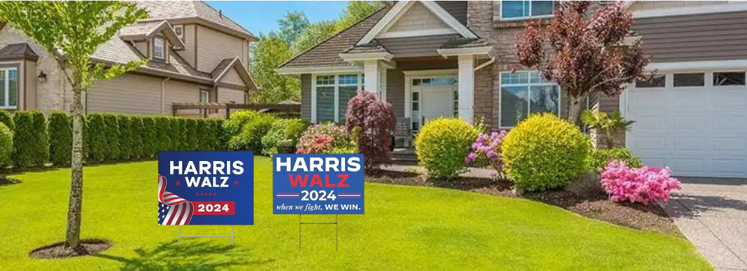 Harris & Walz Yard Signs 2024