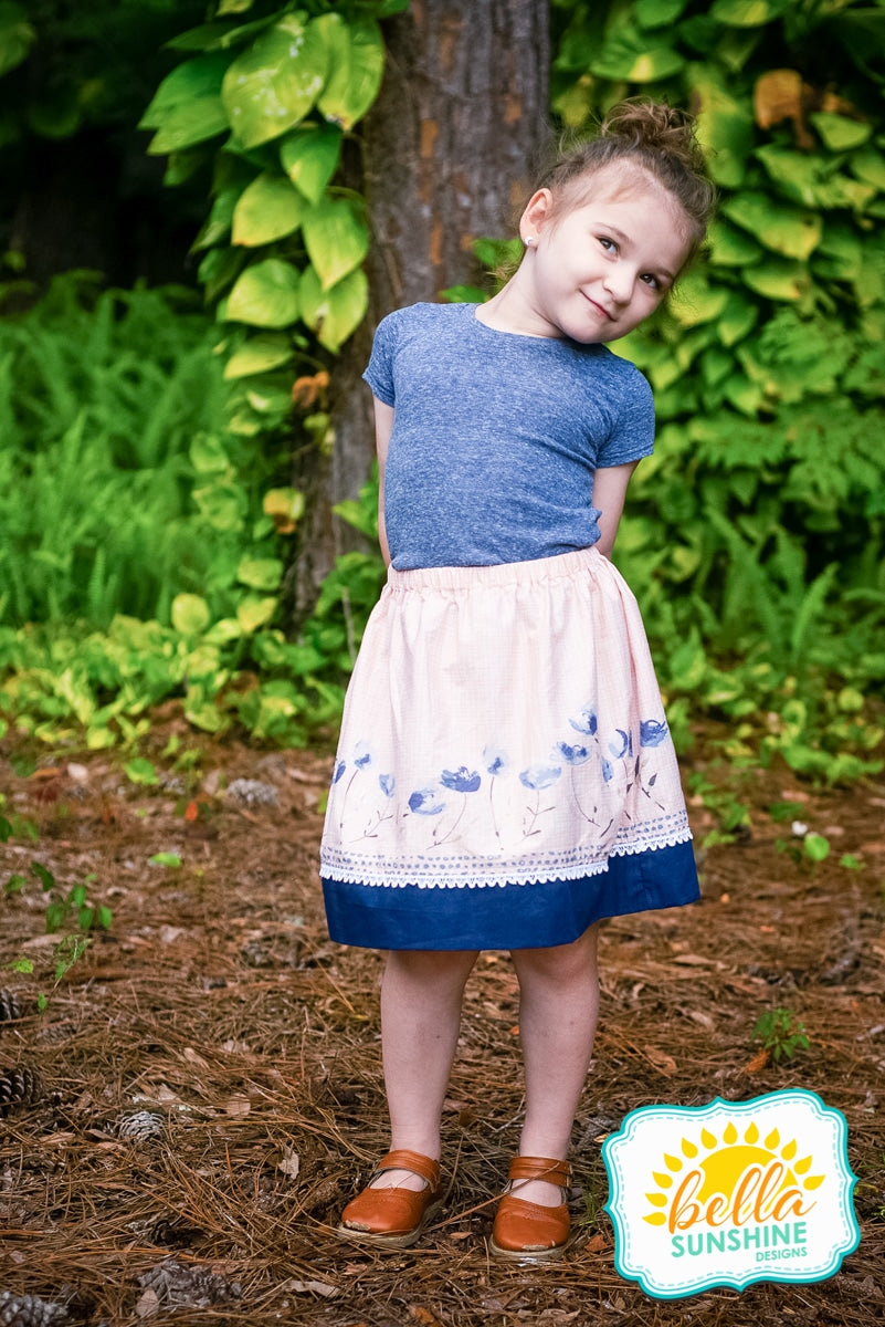 Isabella's Banded Skirt - Kids – Bella Sunshine Designs