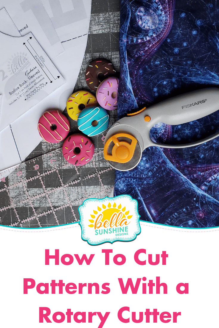 How to Cut Out Patterns with a Rotary Cutter - Melly Sews