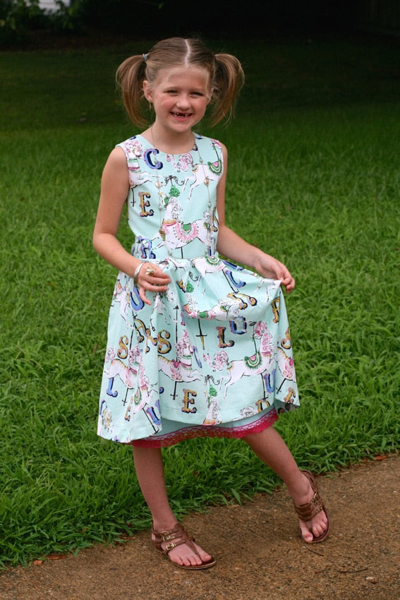 Rebel Girl Party Dress PDF Sewing Pattern