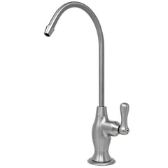 Brushed Nickel Vase Air Gap Water Filtration Faucet w/Tubings & Wrench