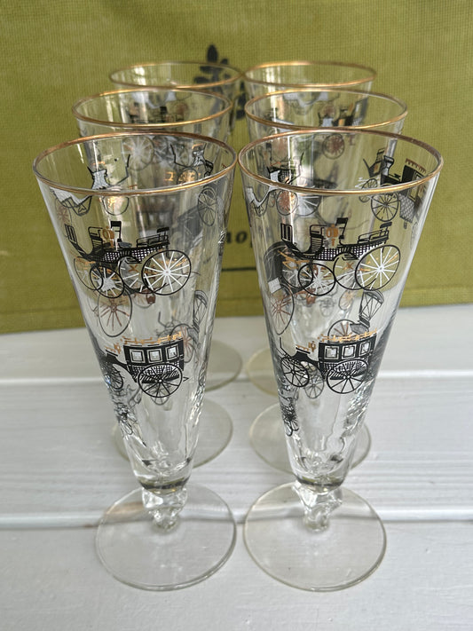 RARE Vintage 1950s Federal Glass Co. Tom Collins Glasses Valentines Co –  The Cupboard Shop NJ