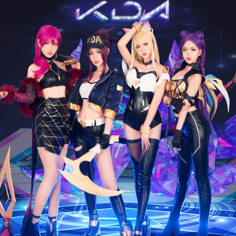 Evelynn Kaisa Akali Ahri Cosplay Costume KDA – League of Legends Fan Store