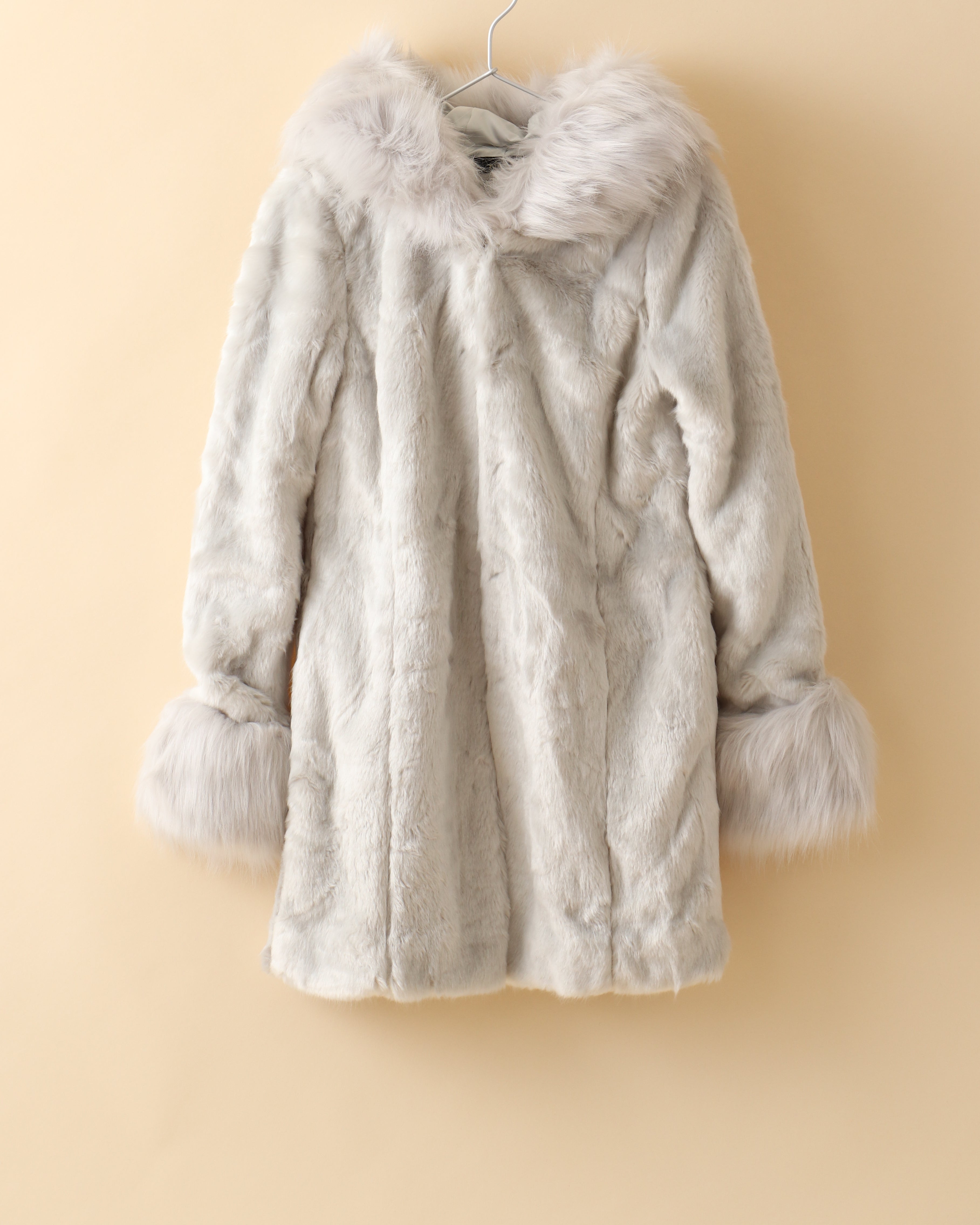 ーデュオ㈢ rienda - rienda Faux Fur Wool フーディCT Mサイズ 新作の