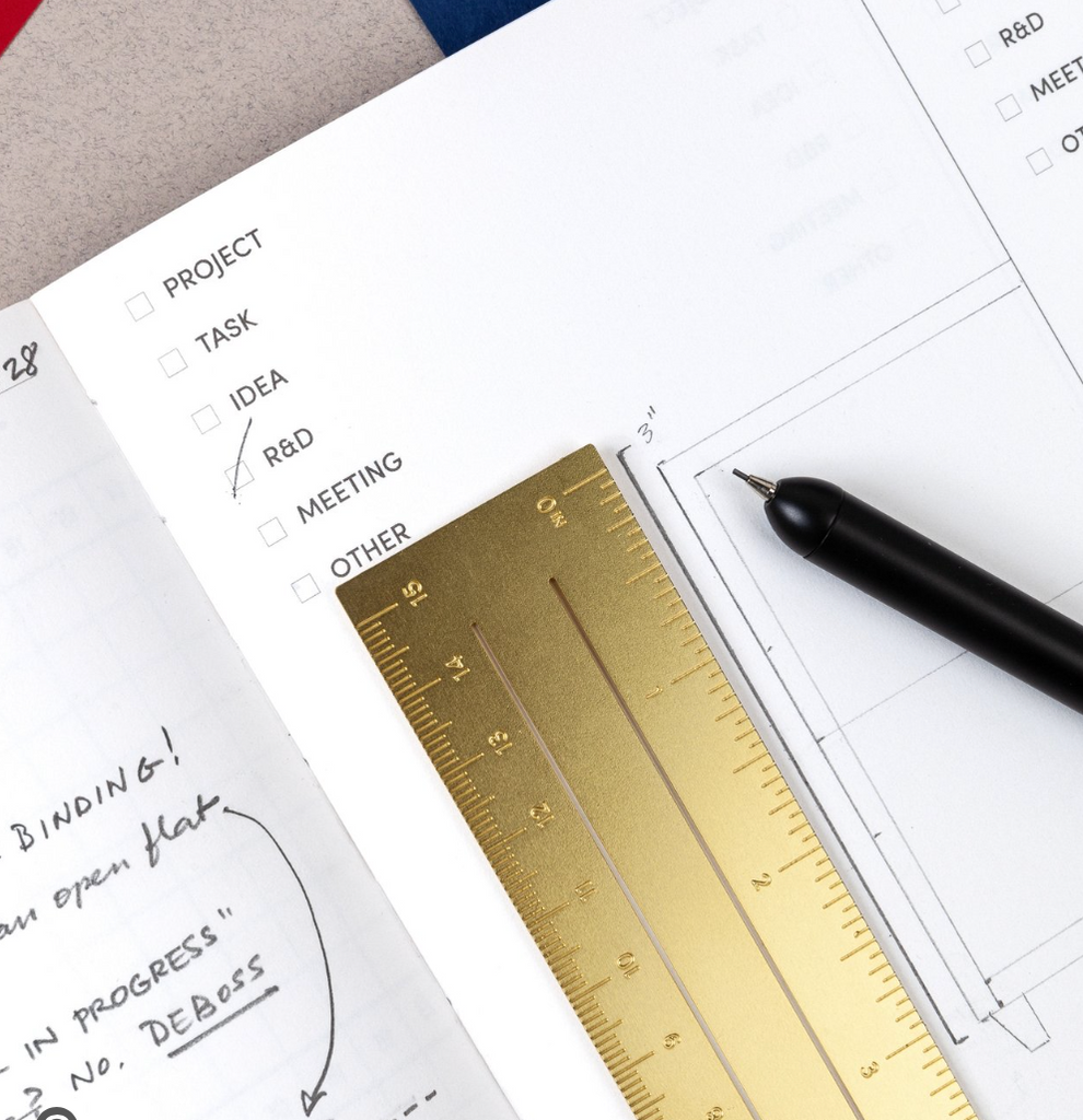 Acrylic Straight Edge Ruler – Noteworthy Paper & Press