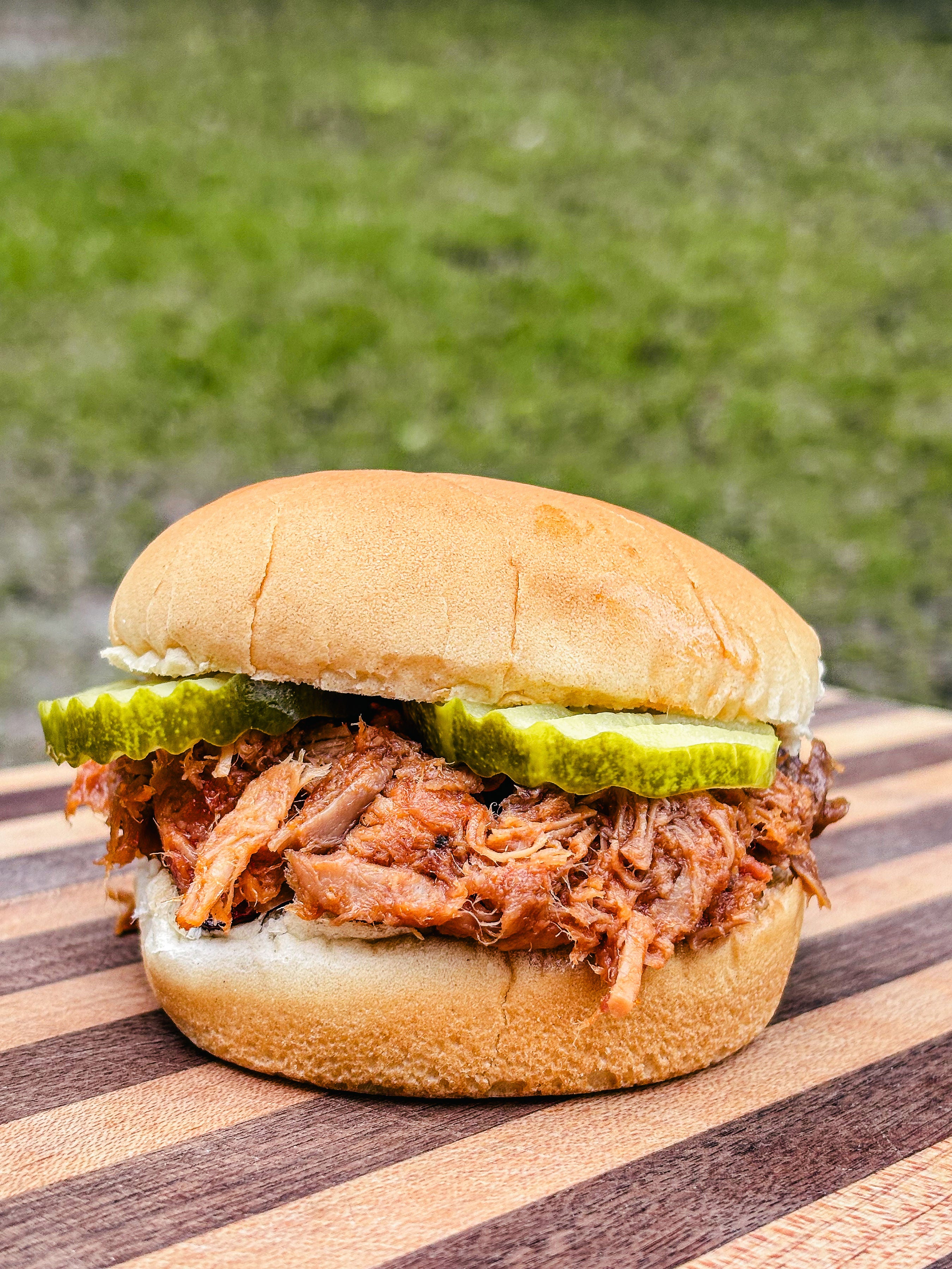 Pulled Pork mixed with BBQ Sauce