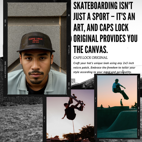 cover photo for CAPS LOCK ORIGINAL's push into skateboard culture