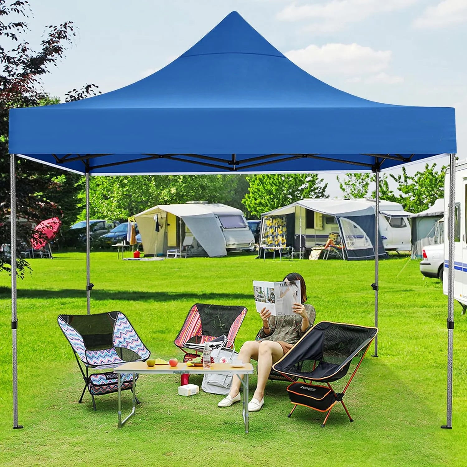 3x3m Pop up Canopy Tent Folding Gazebo Without Sidewall Commercial Outdoor Party Tent Waterproof Wedding Gazebo With Handle Bag