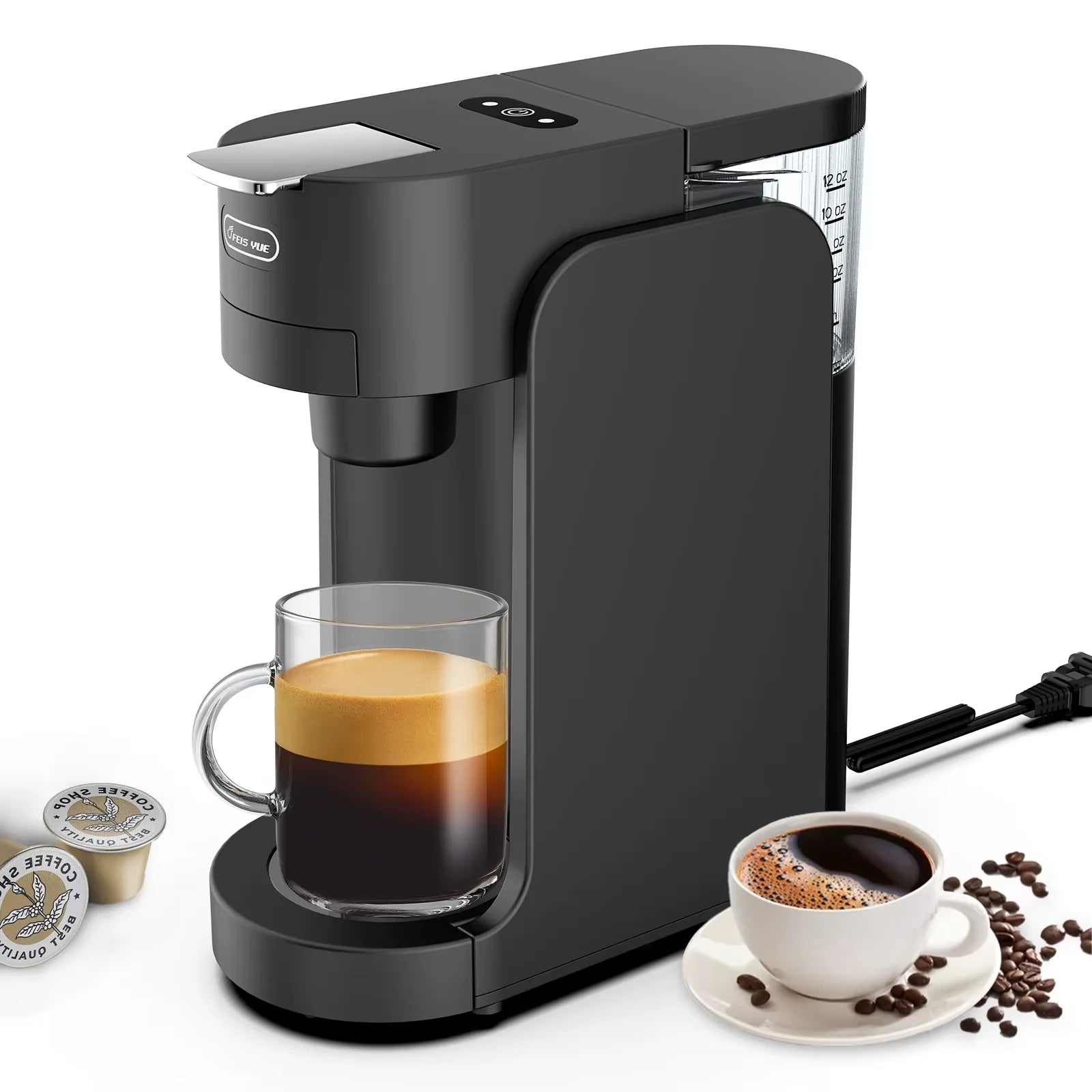 Mini Multiple K-Cup Capsule Coffee Machine Pod Ground Coffee Cafetera Maker Coffee Brewer Instant Automatic Coffee Machine