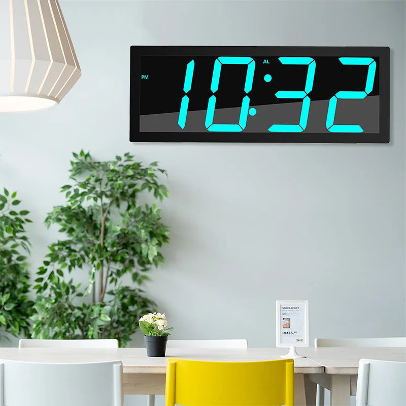 Smart Digital Wall Clock with APP Control & Alarm