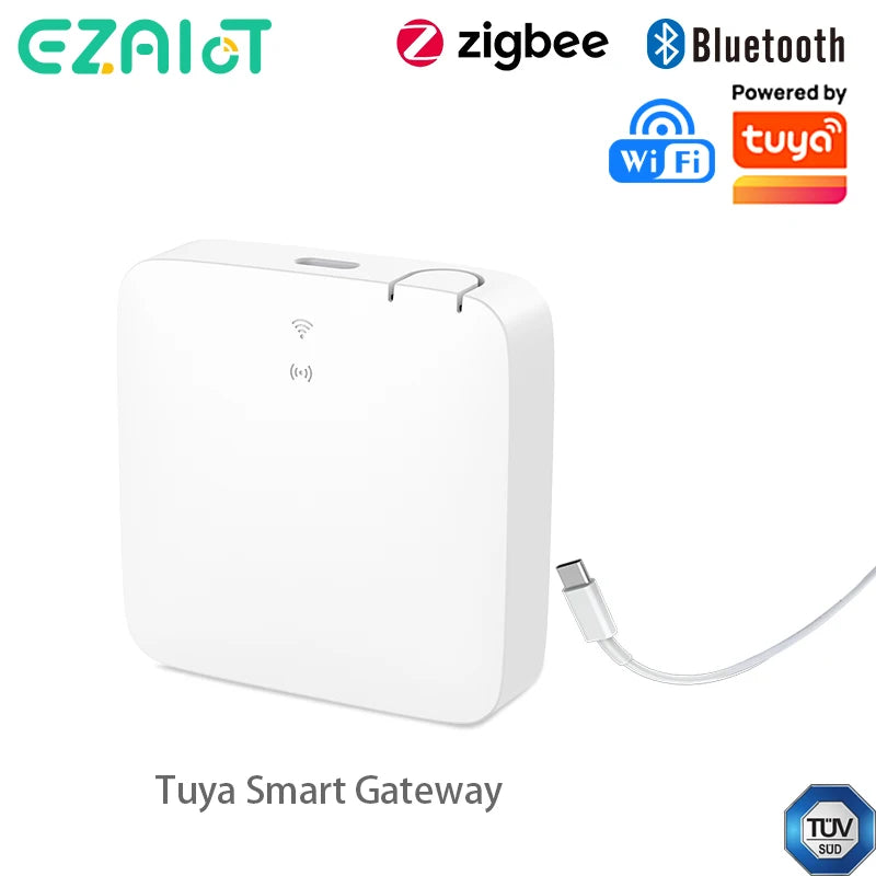 Tuya Smart Multi-Mode Gateway ZigBee Bluetooth Mesh Hub Smart Home Automation Wireless Bridge Via Smart Life APP Remote Control