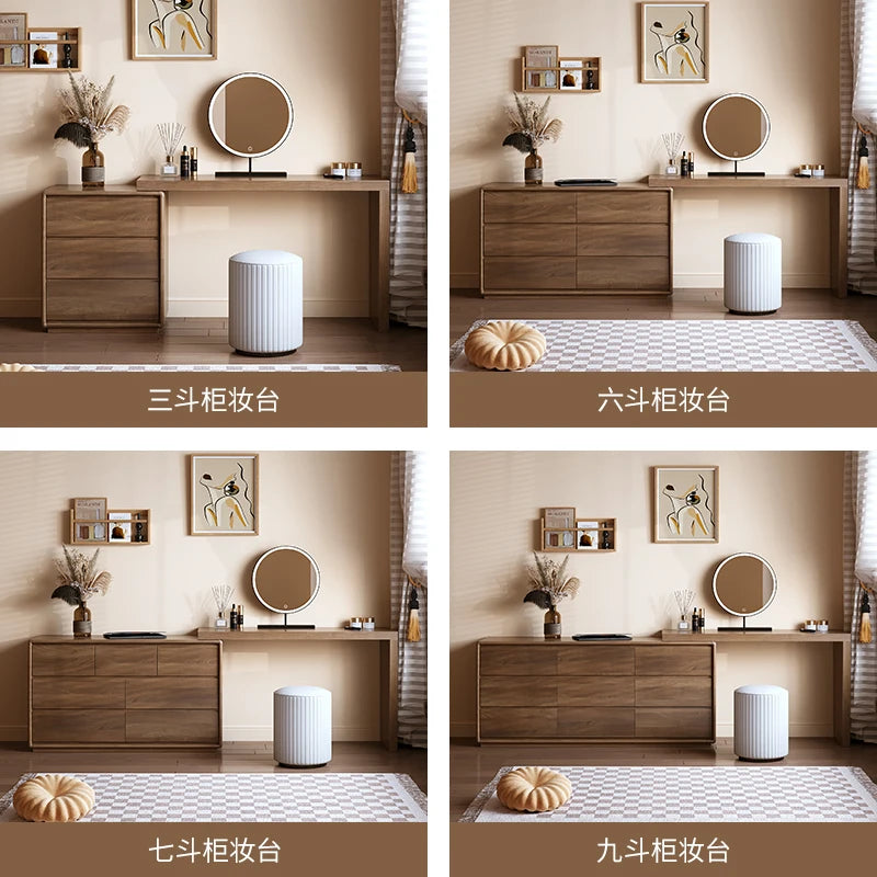 chest dresser integrated bedroom modern simple solid wood small apartment