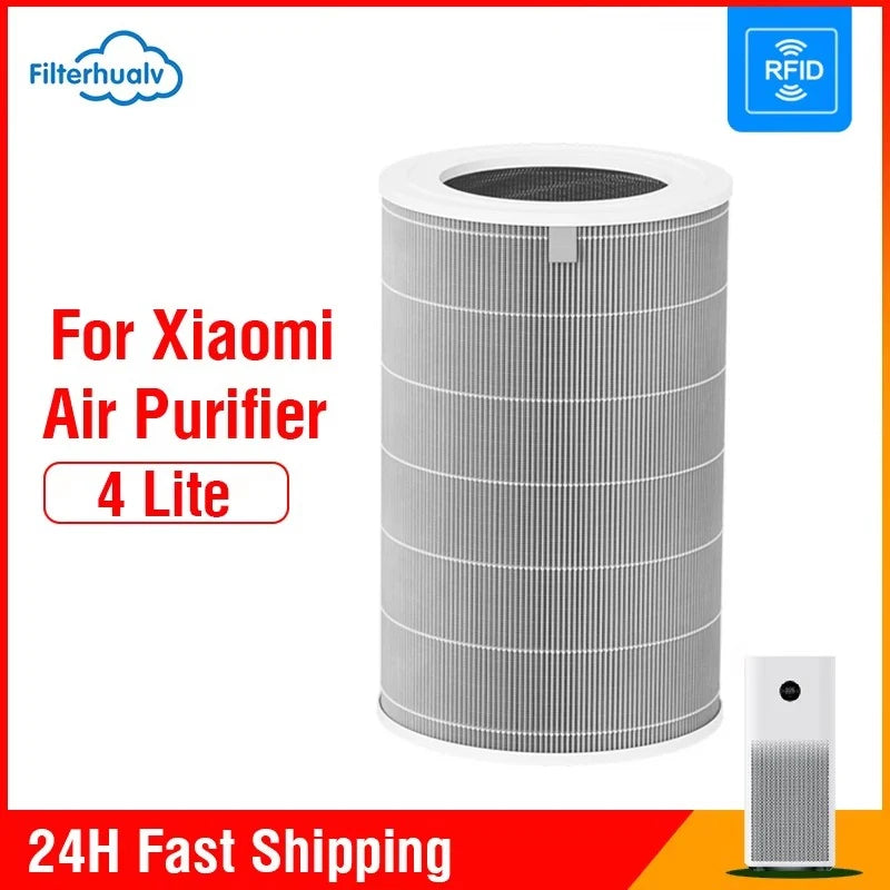 Hepa Filter For Xiaomi Purifier 4 Lite  Activated Carbon Filter 4 Lite For Xiaomi Air Purifier 4 Lite Xiaomi H13 4 Lite Filter