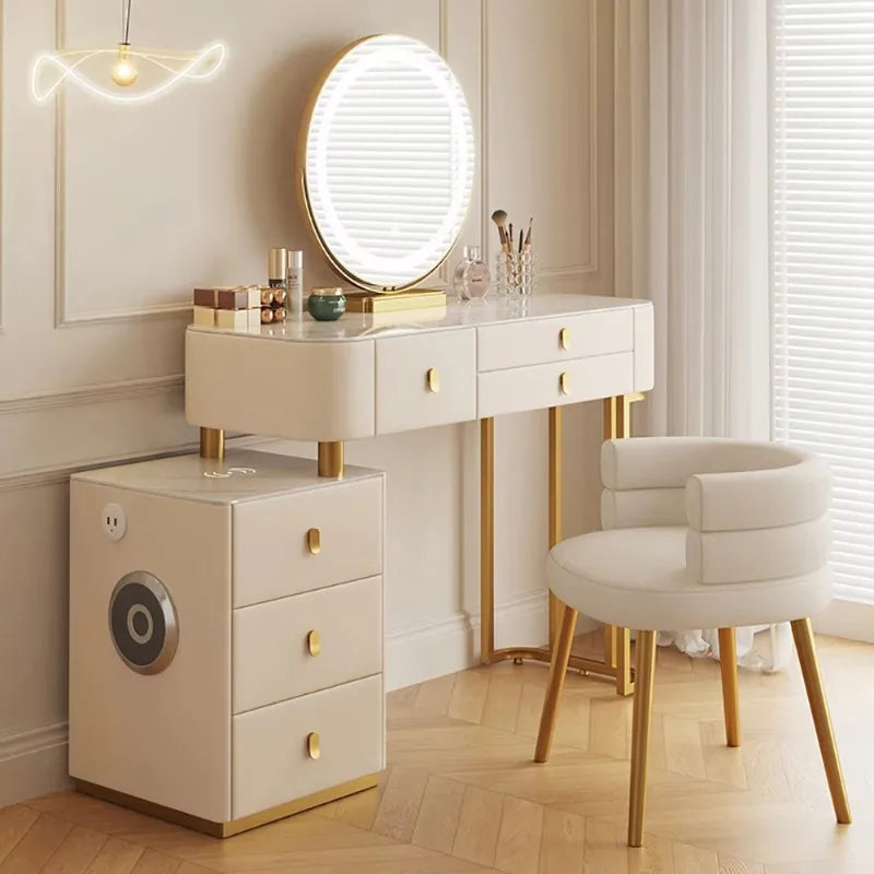 Modern Bedroom Vanity Table Storage Decor Dresser Vanity Table Drawer Coiffeuse Maquillage Meuble Femme Bedroom Furniture