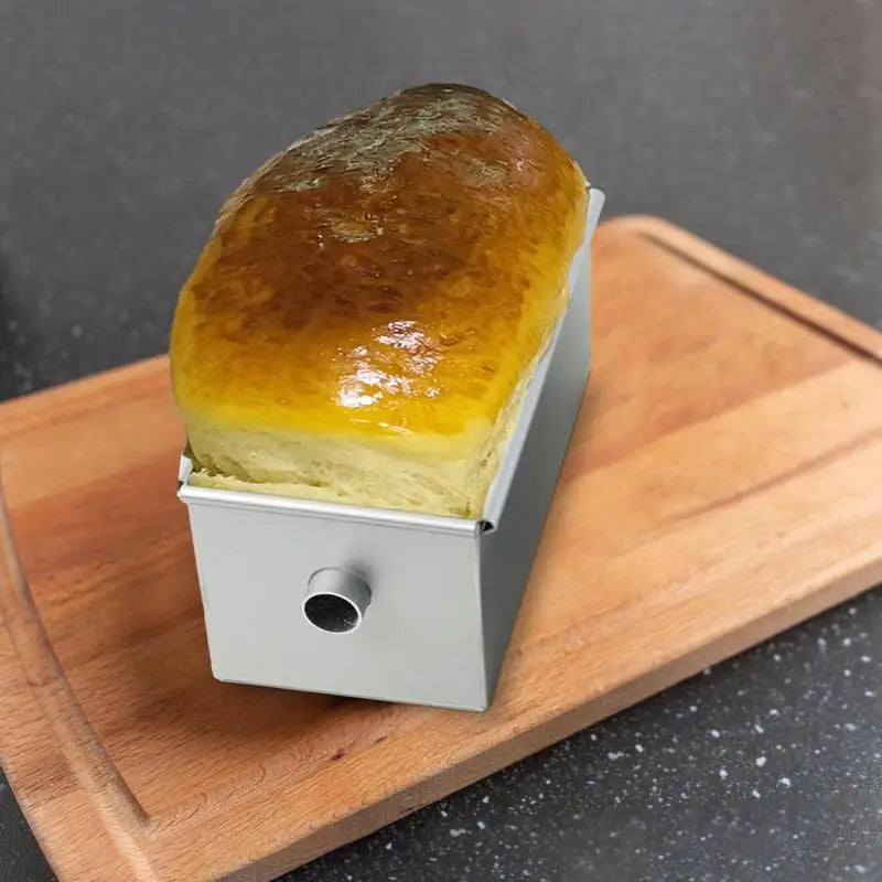 Flowing Heart Cake Mold Bread Baking Pan Non-Stick Loaf Pans Toast Box Alloy Square Heat Resistant Cake Mold With Removable Tube