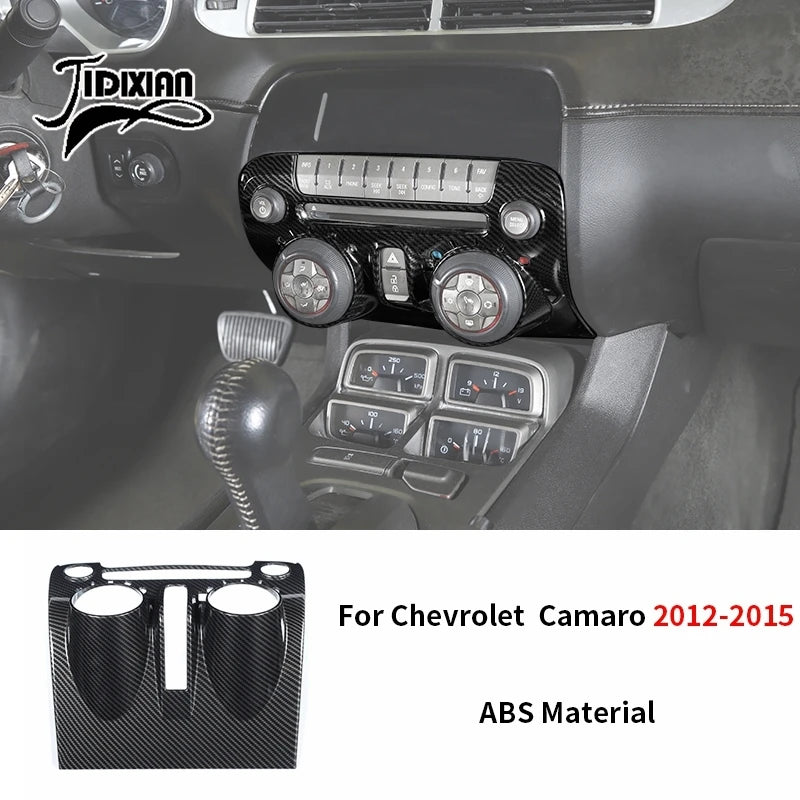 JIDIXIAN fit for Chevrolet Camaro 2010 2011 2012 2013 2014 2015 Car Interior Exterior Decoration Cover Carbon Fiber Accessories